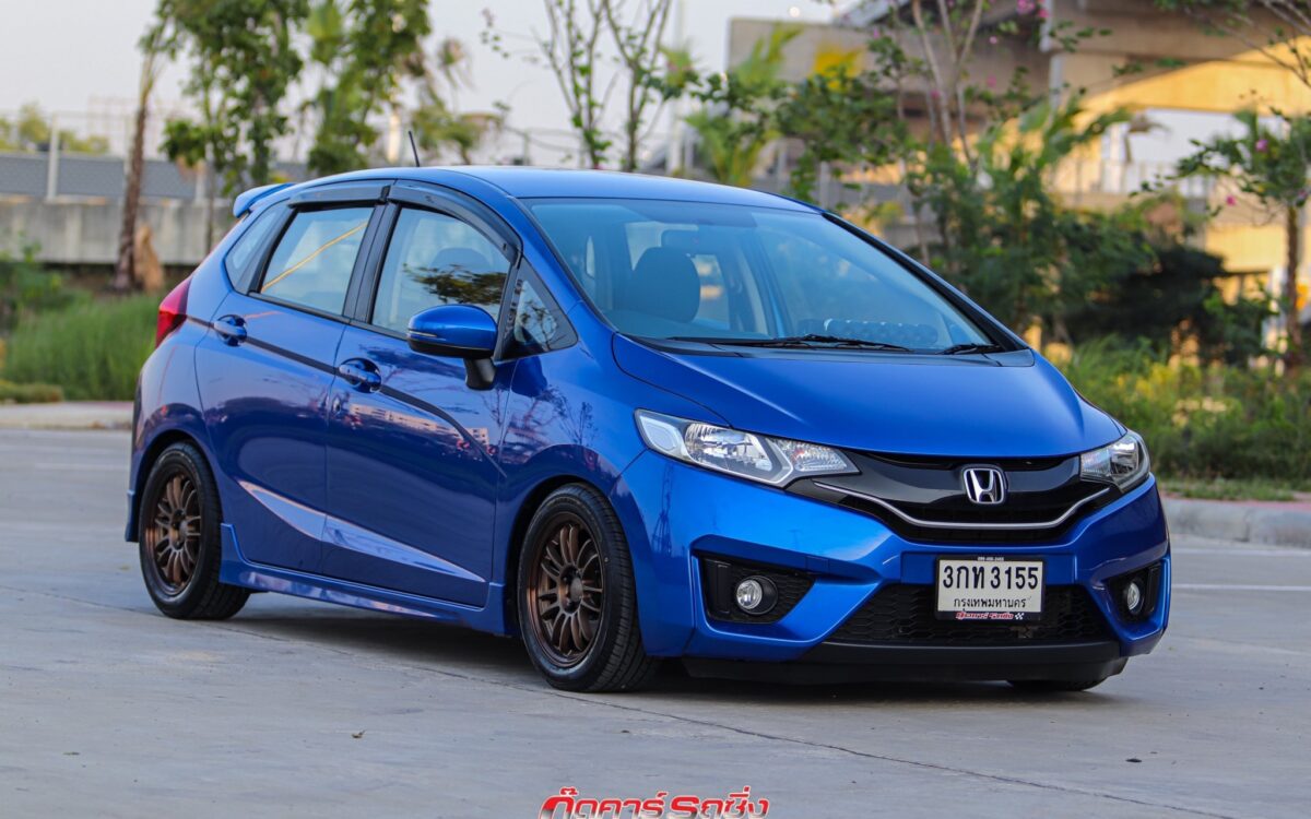 Honda Jazz GK แต่งสวย 2014 SV+ สีน้ำเงินโรงงาน หายาก Top